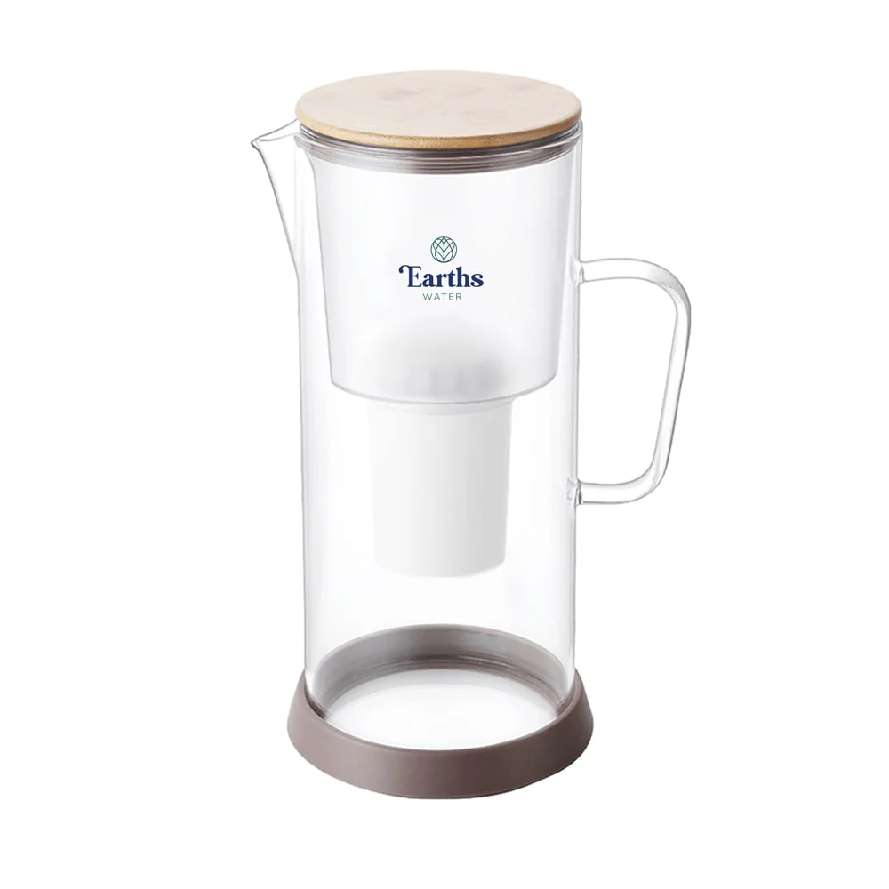3.5L Glass Carafe Alkaline Water Filter - Natural - Image 3