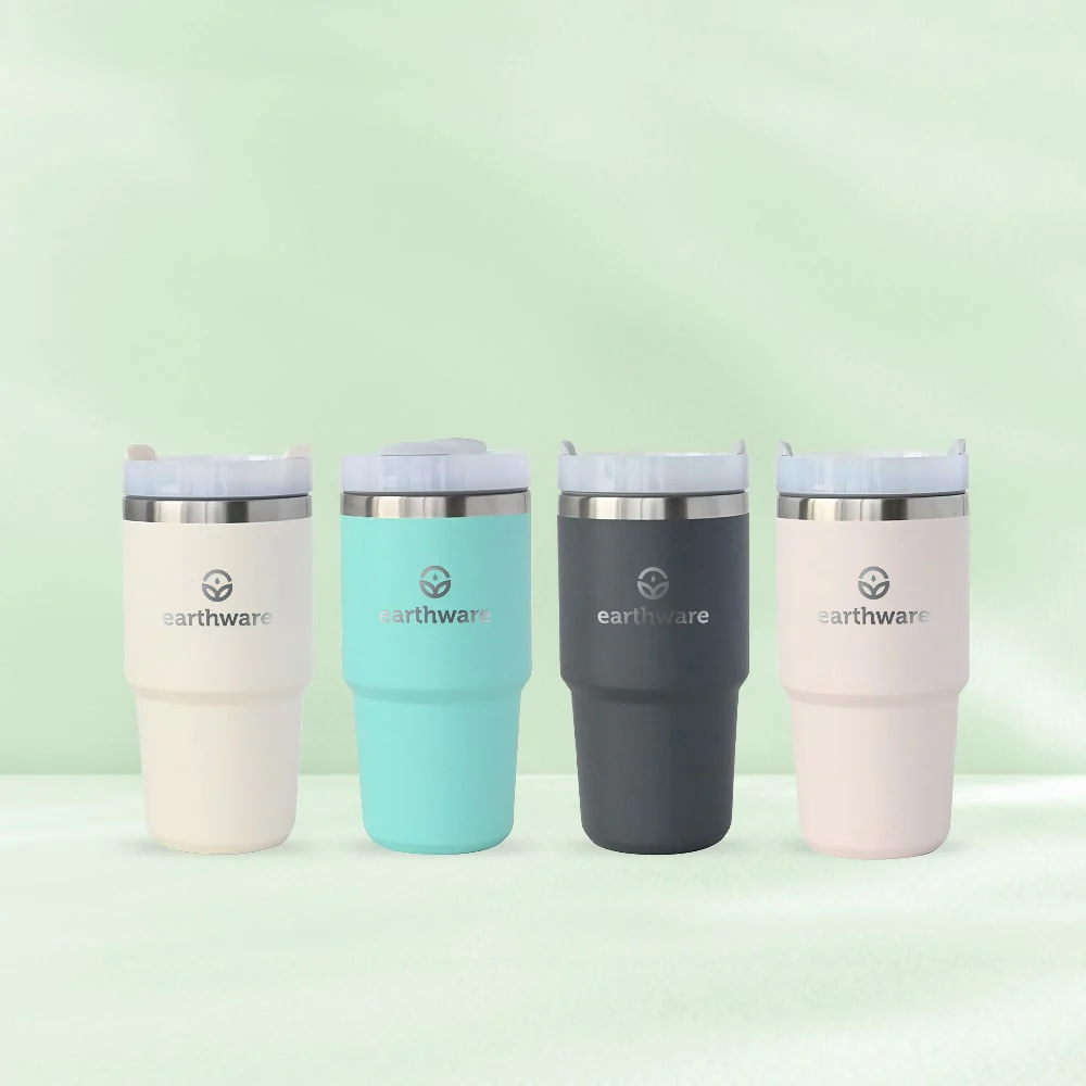 Premium Insulated Travel Cup - Mint (600ml) - Image 3