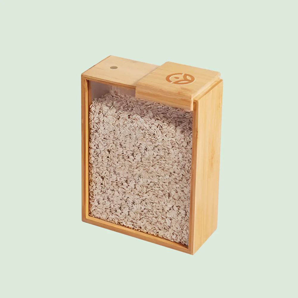 Glass & Bamboo Sliding-Lid Food Dispenser Set – 3-Pack - Image 6