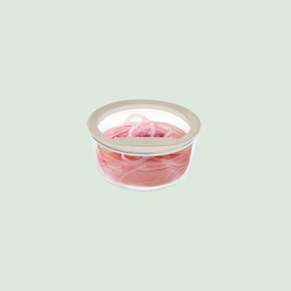 Glass Food Storage Containers - Circle (230ml)