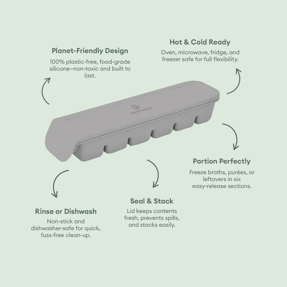 No-Tox Silicone Freezer & Oven Tray Mould - 6 Portion - Image 4