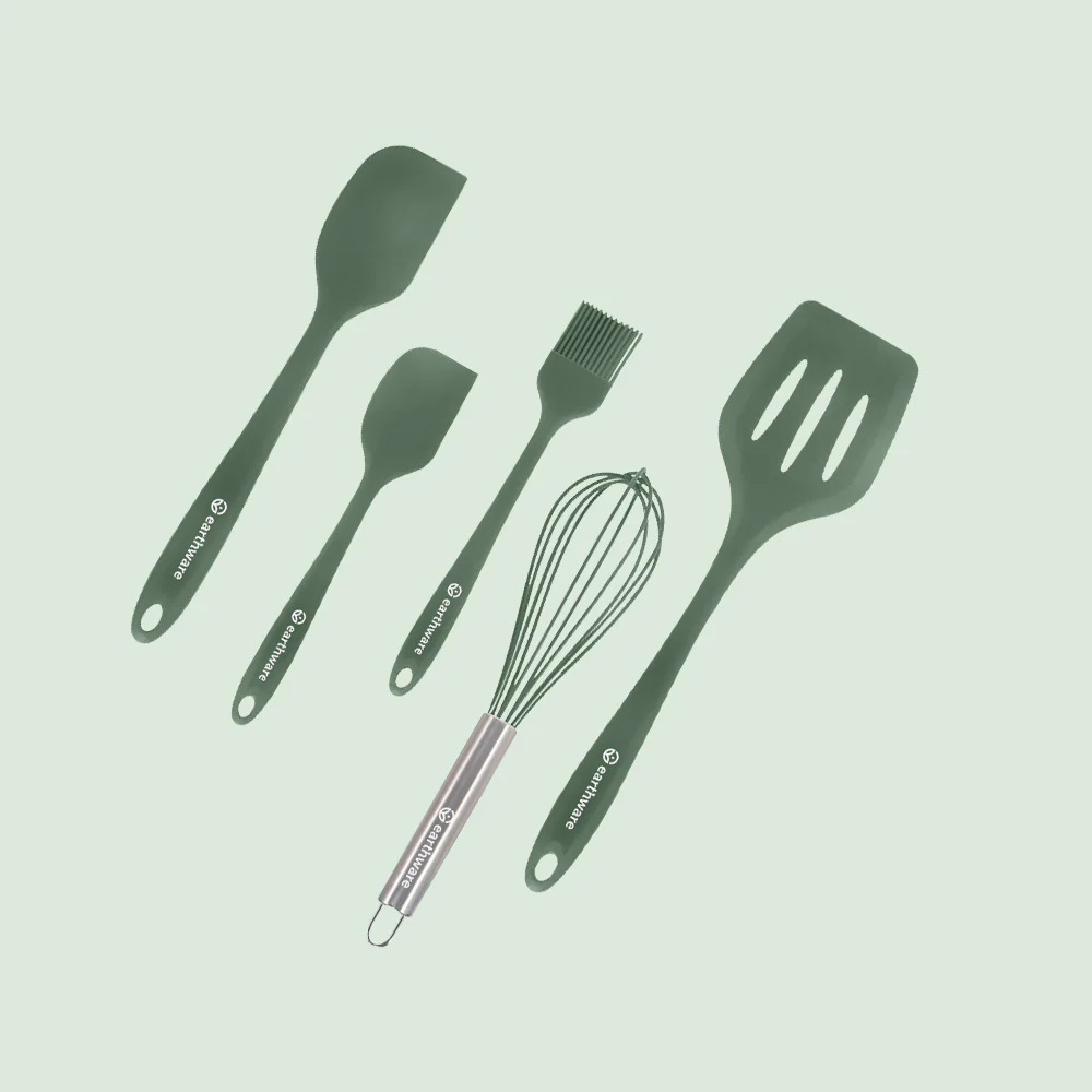No-Tox Silicone Kitchen Utensils Set - Baking - Image 2