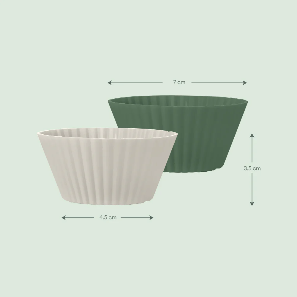 No-Tox Silicone Muffin & Cupcake Moulds - 12 Piece Set - Image 5