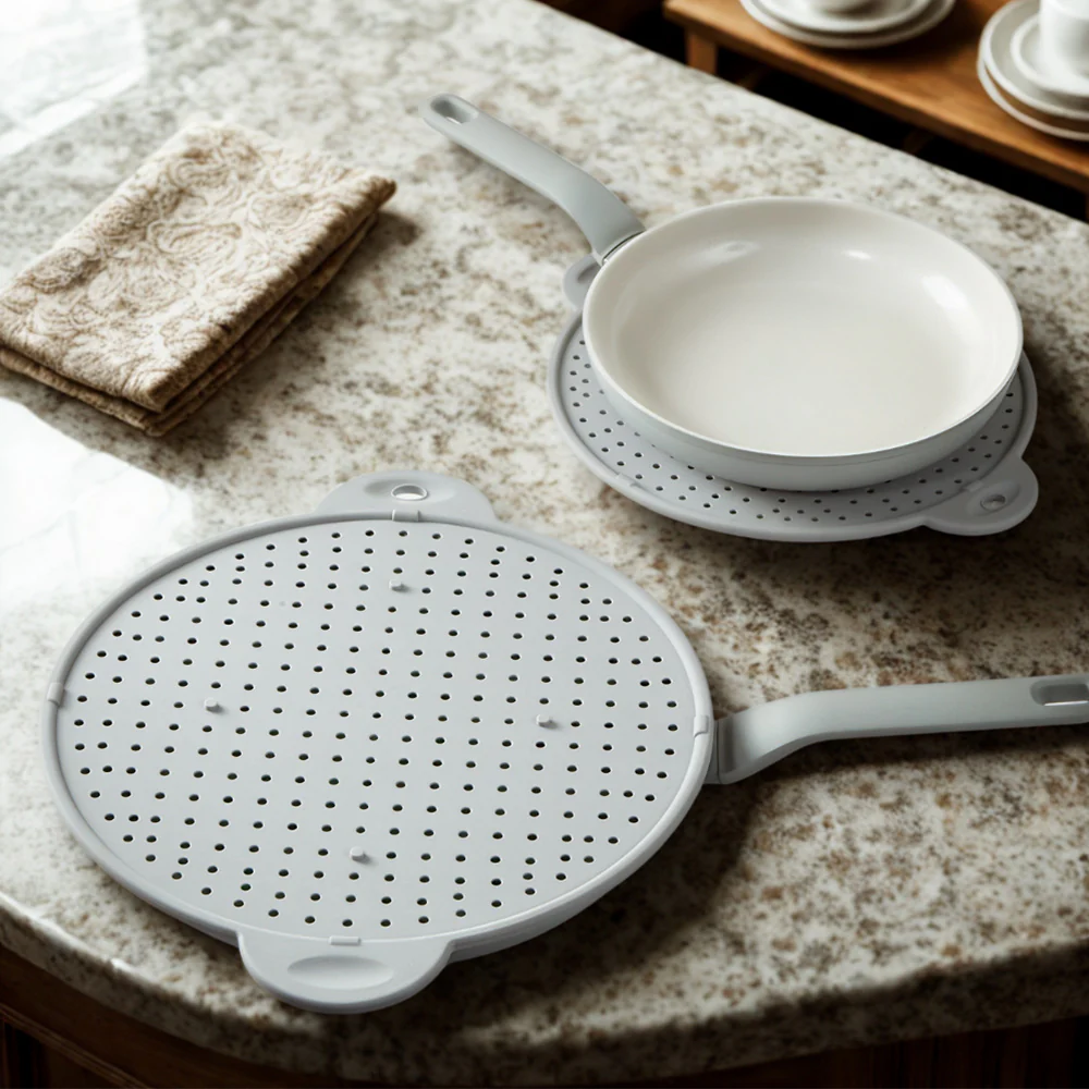 No-Tox Silicone Splatter Guard & Cooking Lid - Image 7
